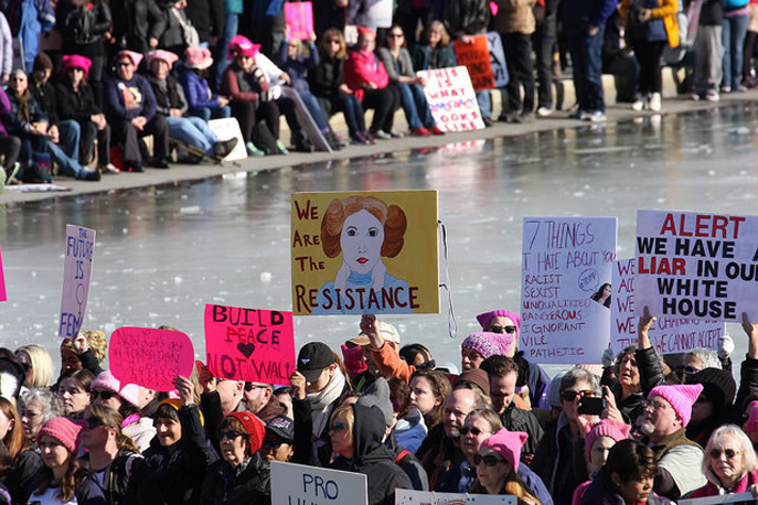 2018 Women's March on Washington (photo by Javier Sierra)