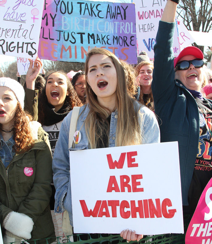 2018 Women's March on Washington (photo by Javier Sierra)