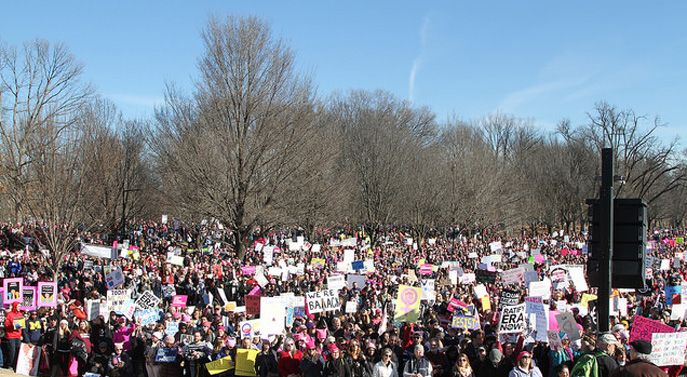 2018 Women's March on Washington (photo by Javier Sierra)
