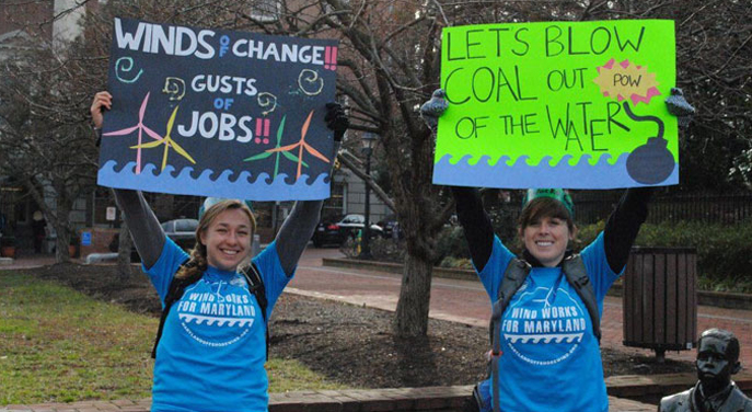 Winds of change in Maryland