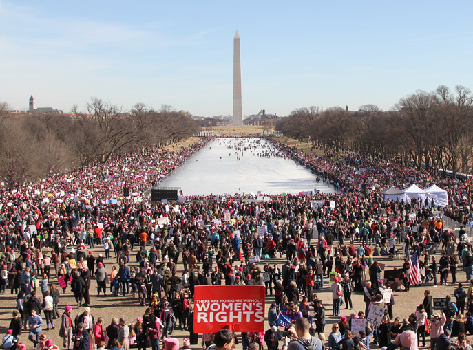 2018 Women's March on Washington (photo by Javier Sierra)