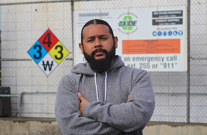 mark! Lopez at the Exide plant