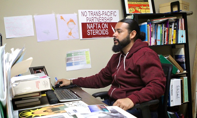 mark! Lopez in his office