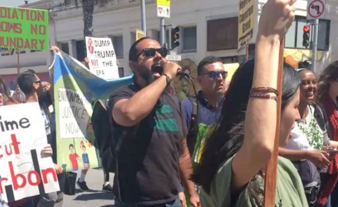 mark! Lopez marching in San Francisco