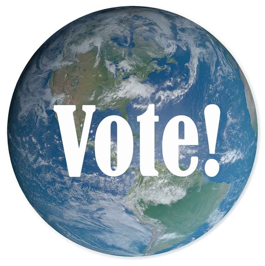 Vote for the earth and all life photo