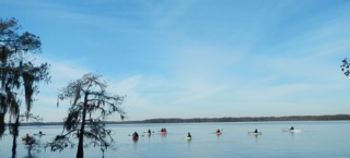 Setting out on Lake Charlotte by Linda Shead