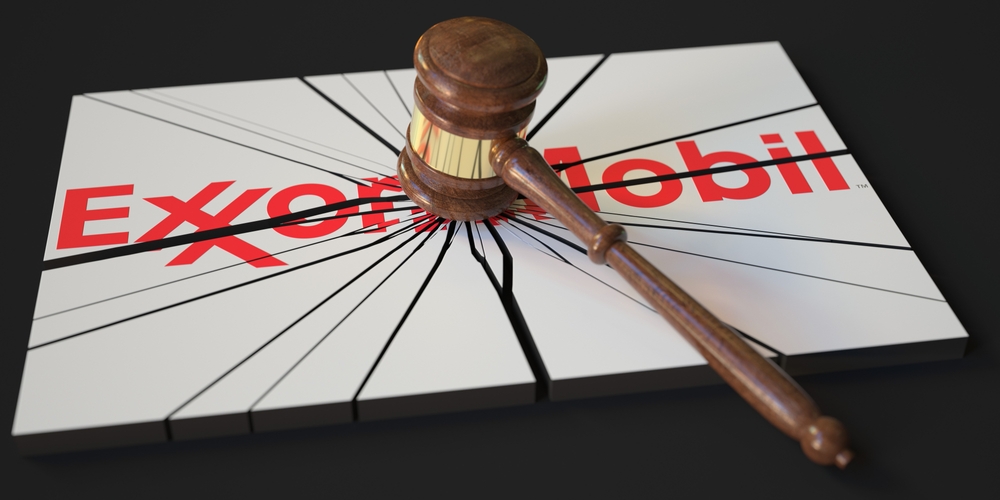 Illustration by max.ku, https://www.shutterstock.com/image-illustration/logo-exxon-mobil-hit-by-judges-2053772006