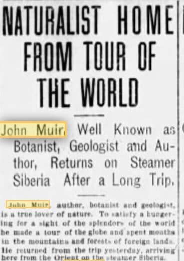 Muir comes home