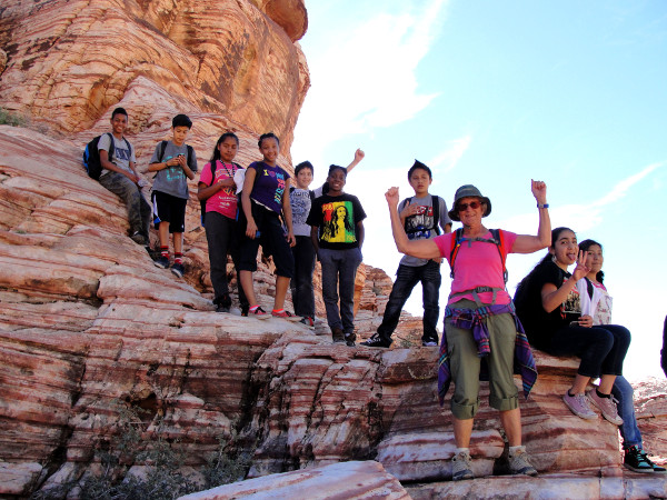 Kids in Red Rocks!!