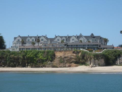 No trees on the bluff