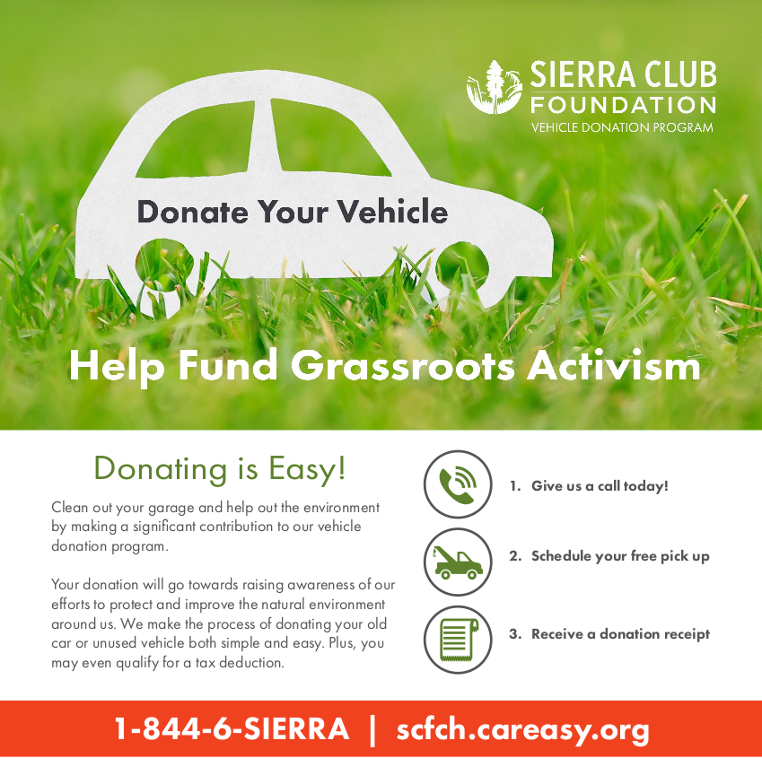 Info graphic on donating a car