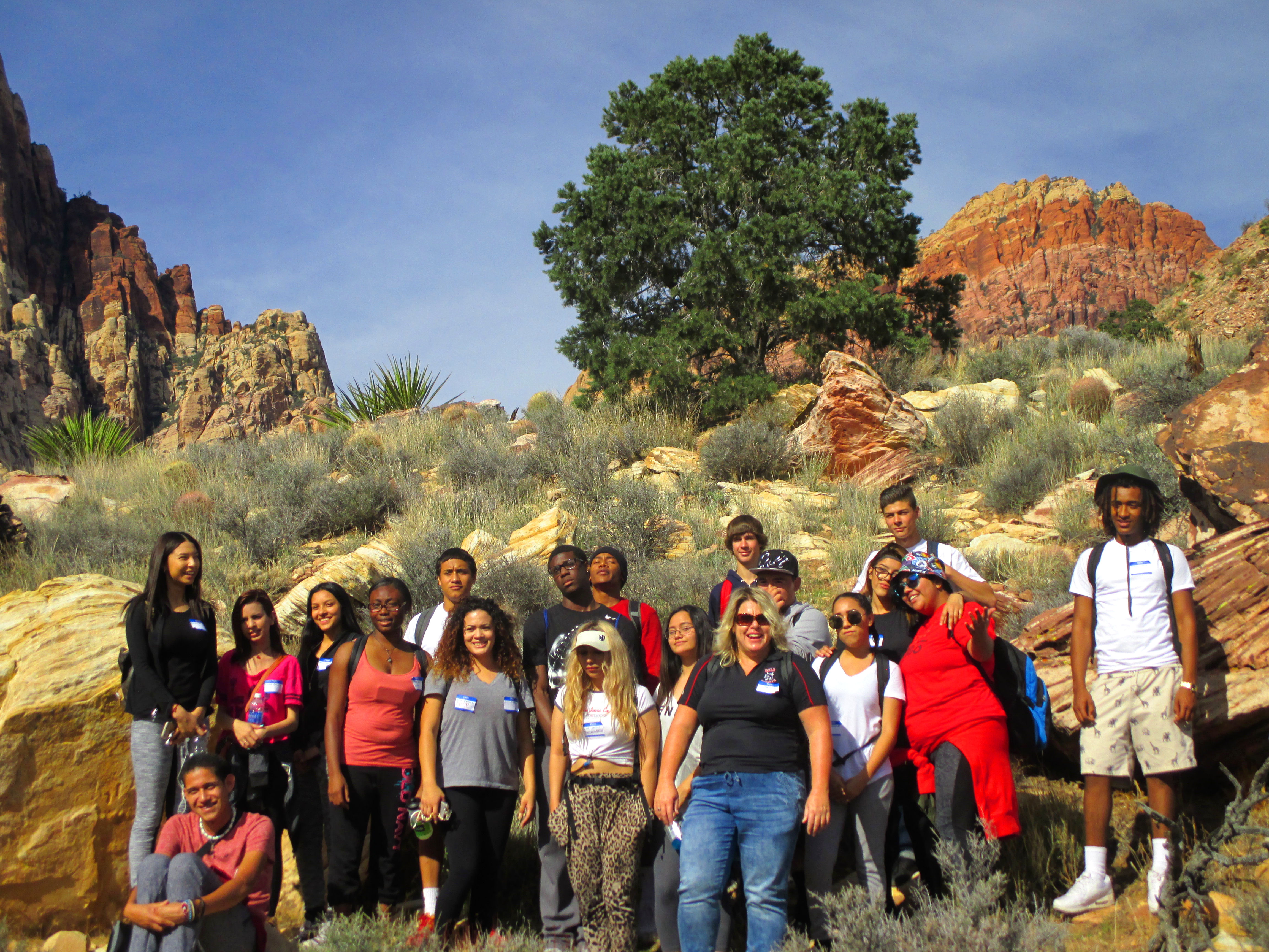 A View of red rock