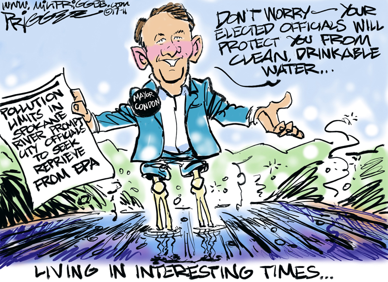 Mayor Condon, Spokane River pollution