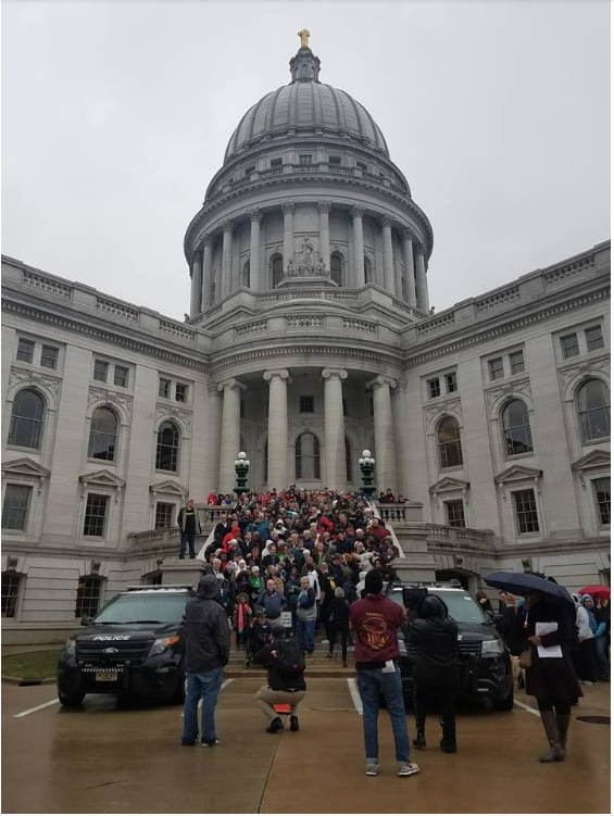 Sierra Club Protesters at the Capitol