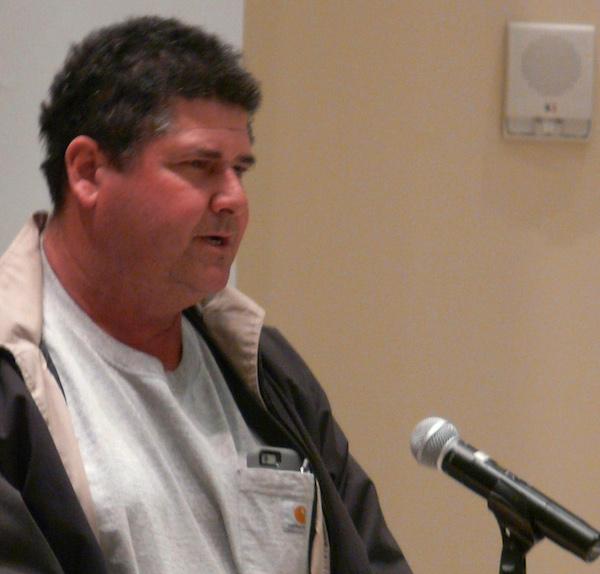 La Grange Farmer at EPA public hearings