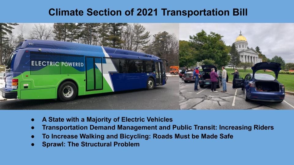 Climate Section Cover Image with Electric Bus and Cars