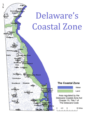 Delaware Coastal Zone Map