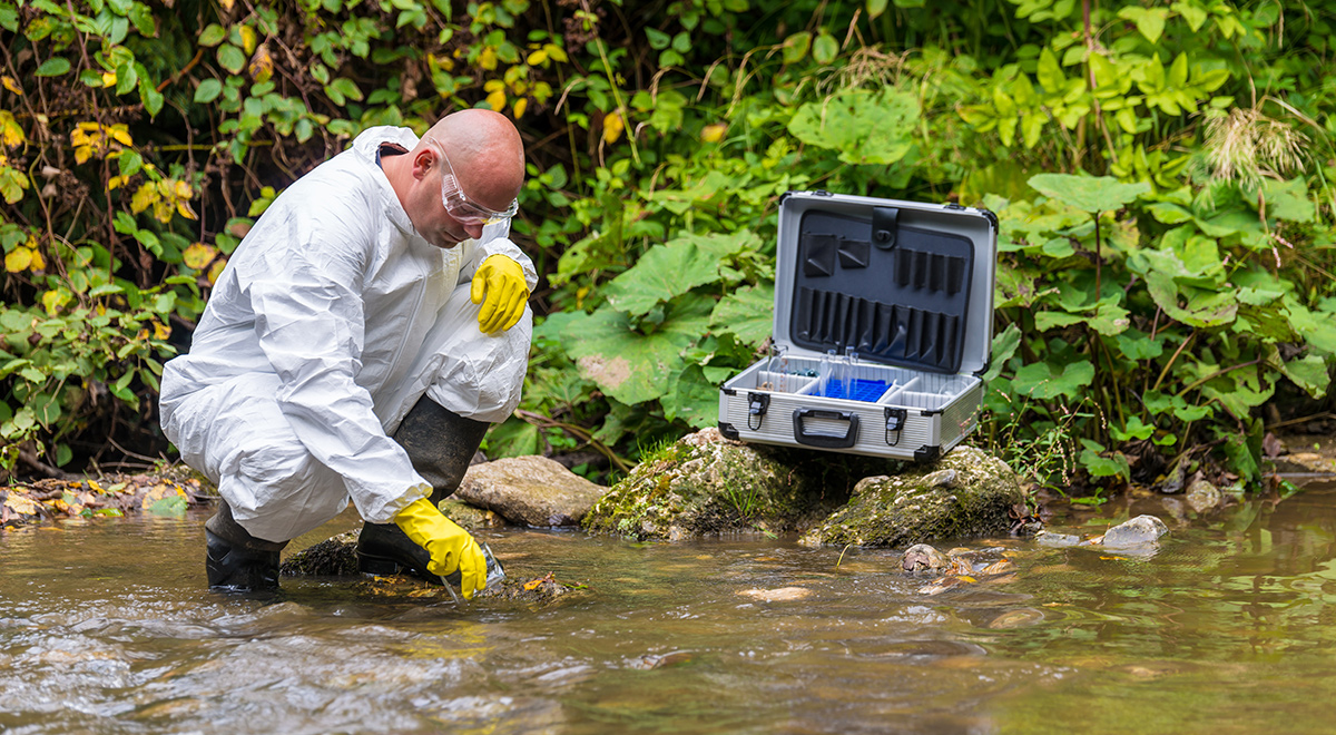 Water testing for PFAS