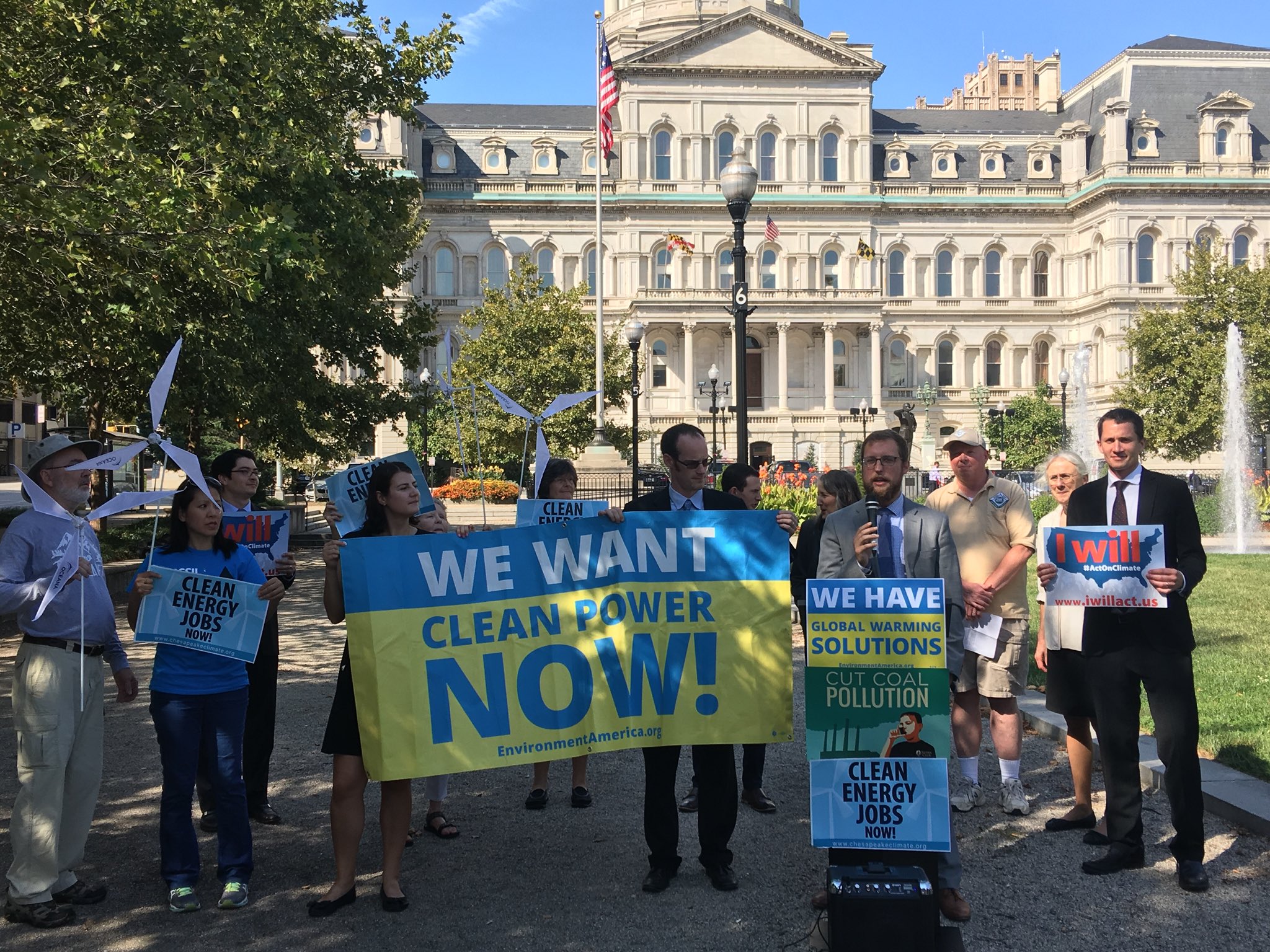 RGGI Press Conference Image in Baltimore