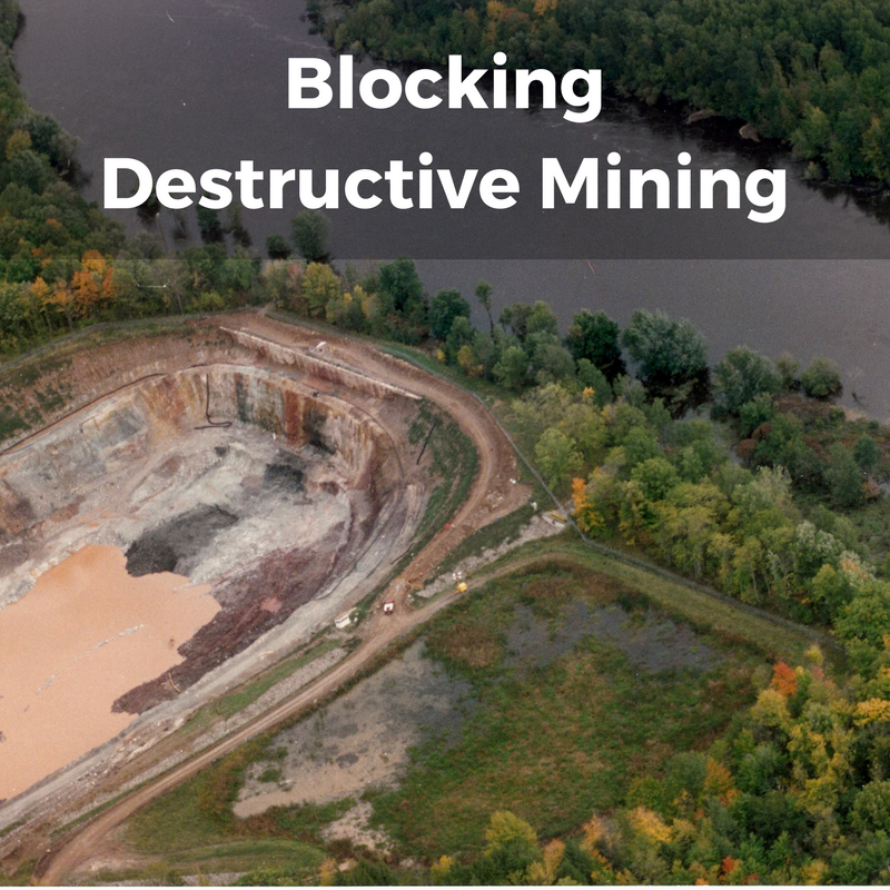 Blocking Destructive Mining
