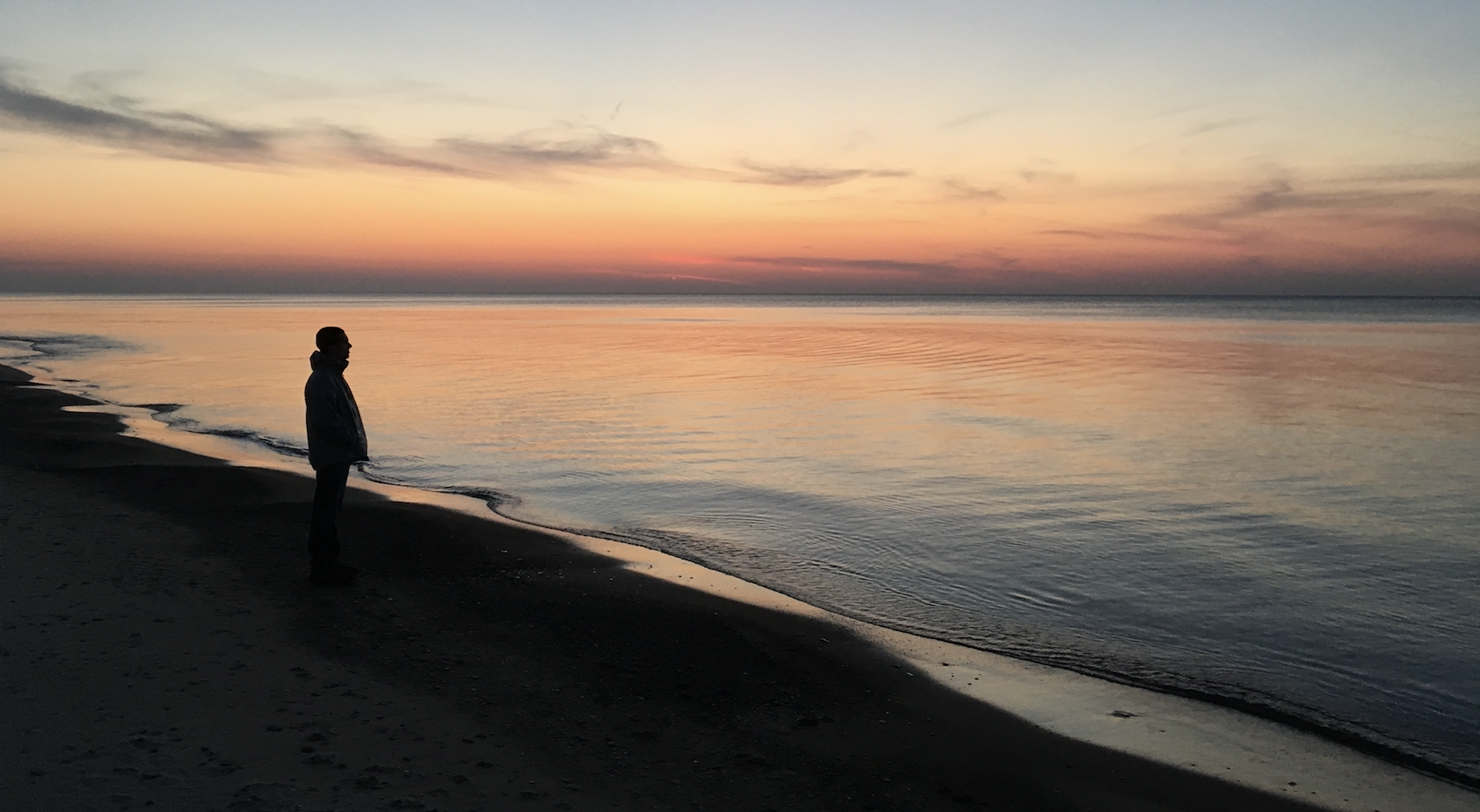 Lake Michigan at sunset