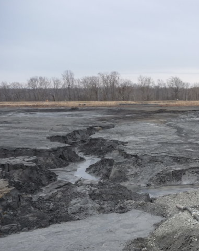 Coal ash lagoon