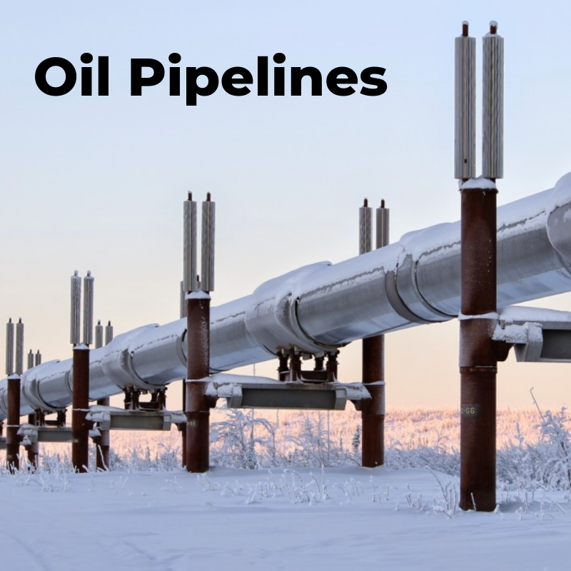 Click here to read about oil pipelines