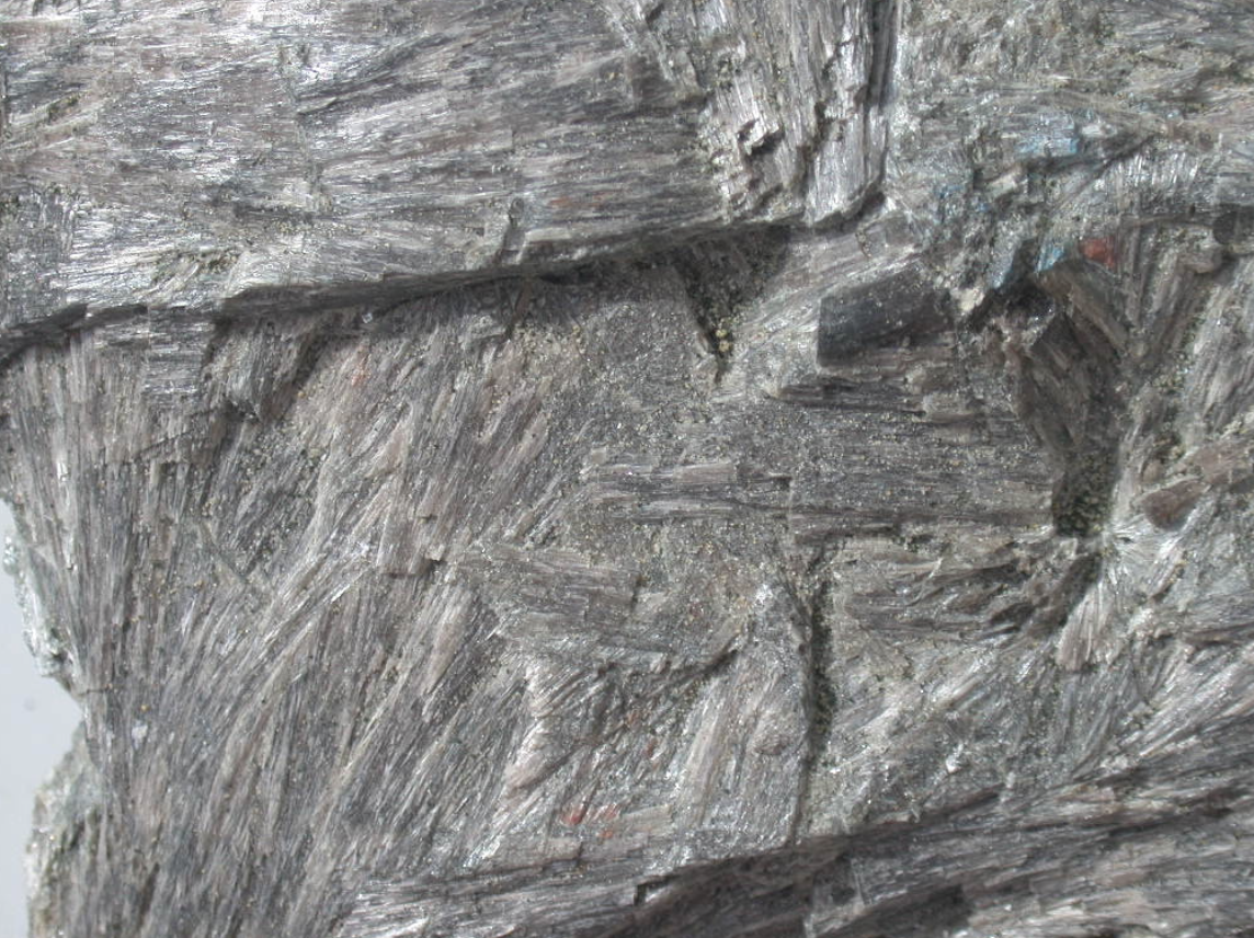 Close up of black taconite rock