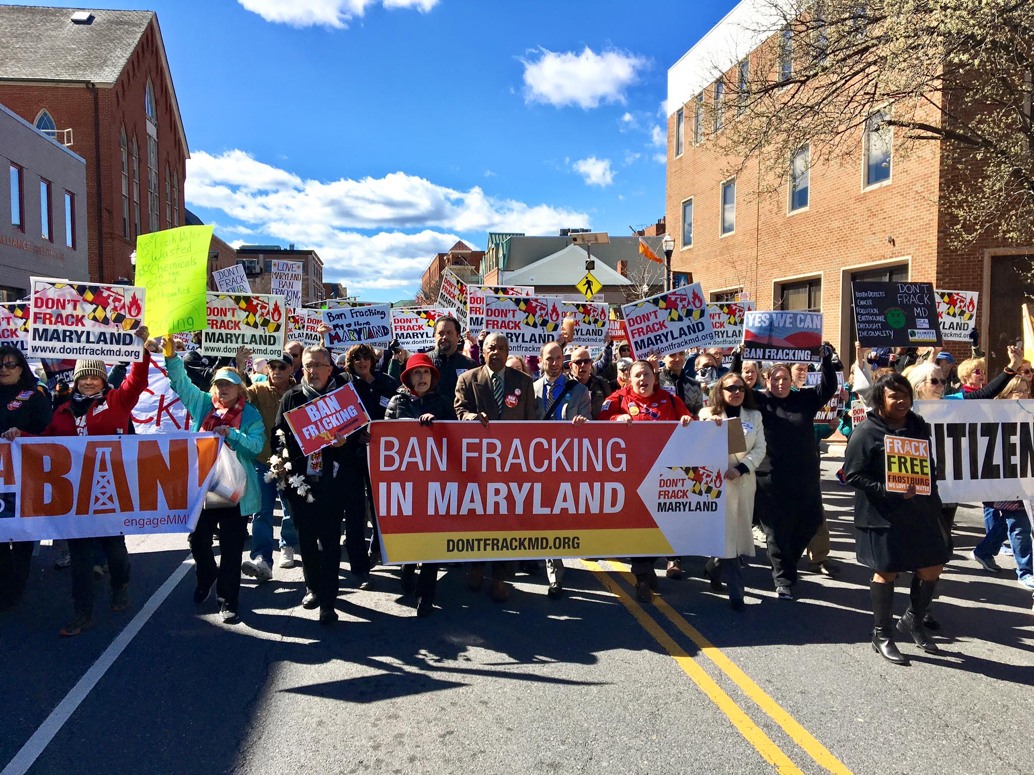 Fracking March in Annapolis