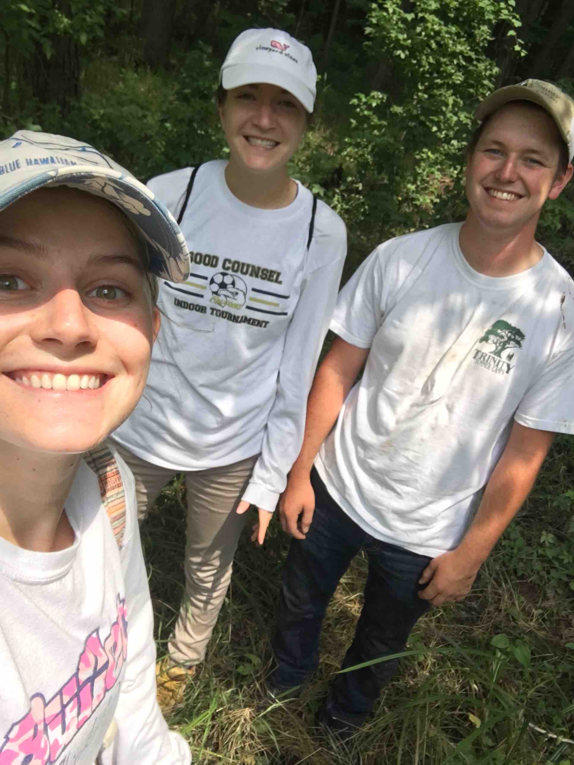 Summer '17 Interns in the field