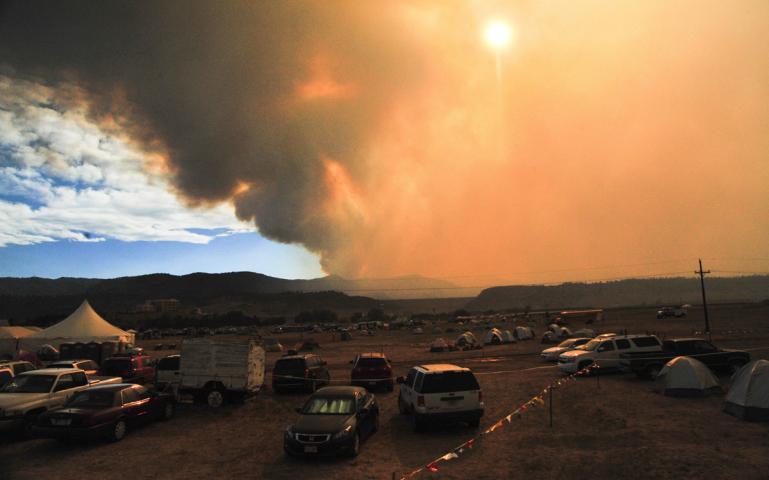 A WILDFIRE IN COLORADO | PHOTO COURTESY OF U.S. NATIONAL GUARD