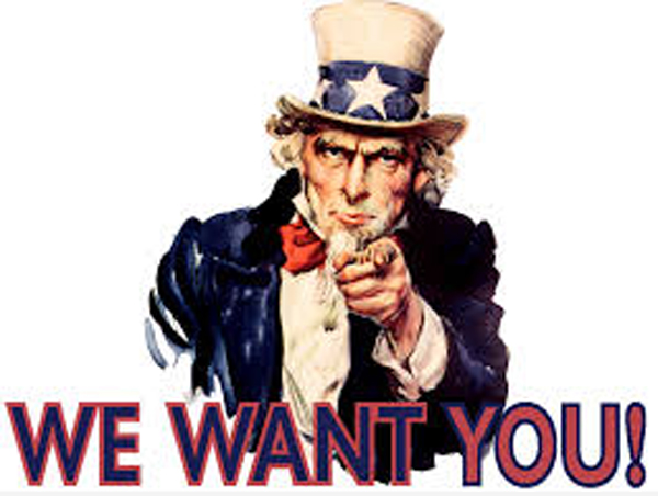 We want you
