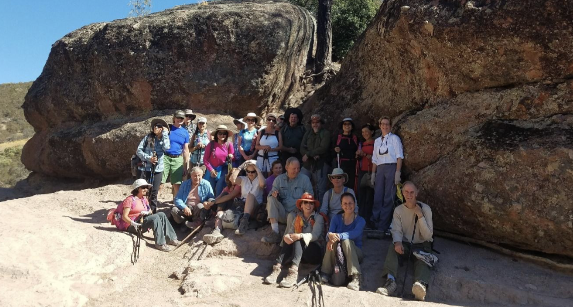 Hardy hikers at the Pinnacles, by Amira Abedrabbo