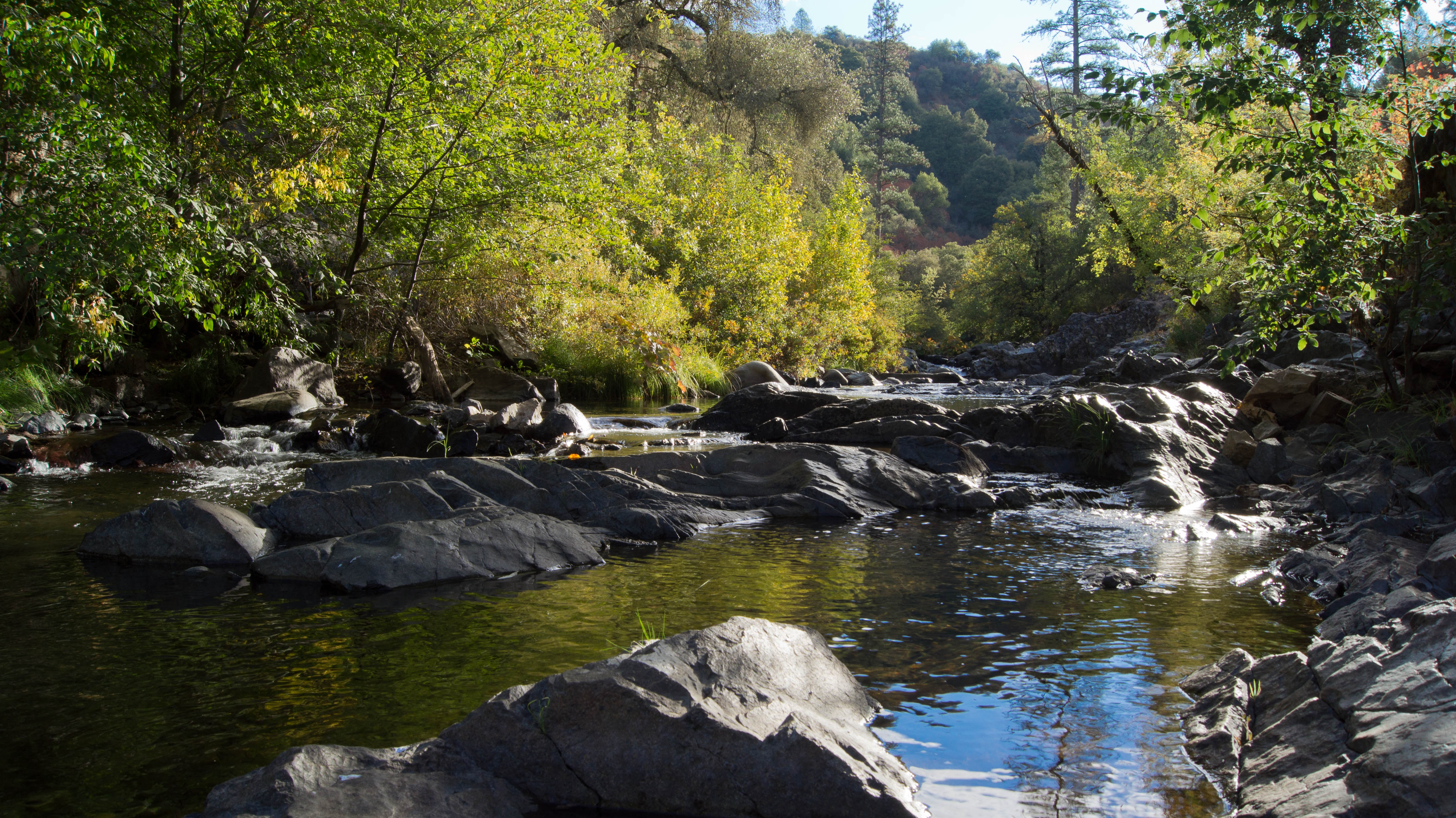 An image of the south fork of the Tuolumne River.
