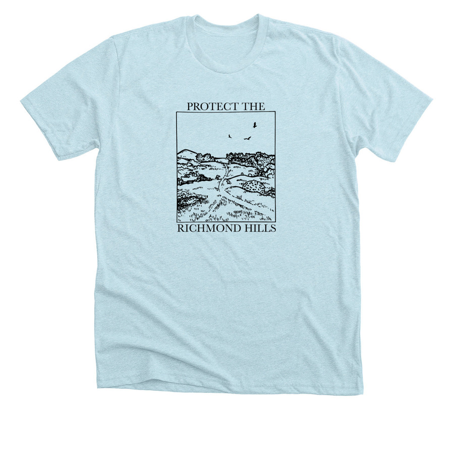 Protect the Richmond Hills blue t-shirt