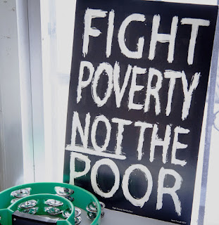 Fight Poverty Sign