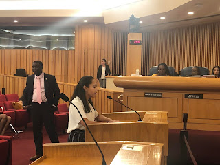Nora Viñas speaks to Commissioners 10/3/19