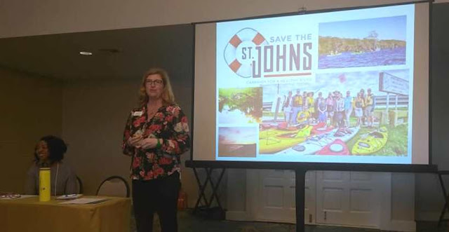 Panelists for the "Everglades & Florida's Springs" breakout session (from left to right: Ronstance Pittman, Lisa Rinaman / Photo: Gayle Ryan)