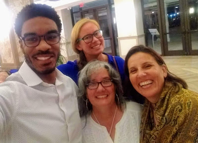 Some of the Sierra staff/volunteers attending conference (from left to right: Larry Williams, Jr., Jessica Lewis, Diana Umpierre, Ingrid Ayala) Photo: Jessica Lewis)