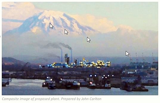 Composite image of proposed plant