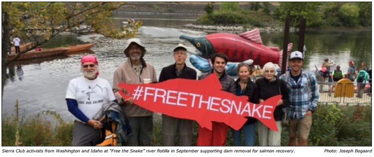 Free the Snake activists for dam removal