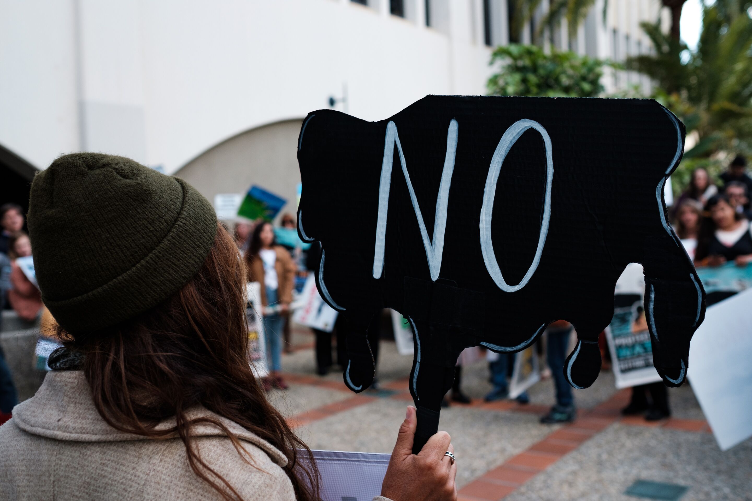 No Oil Sign