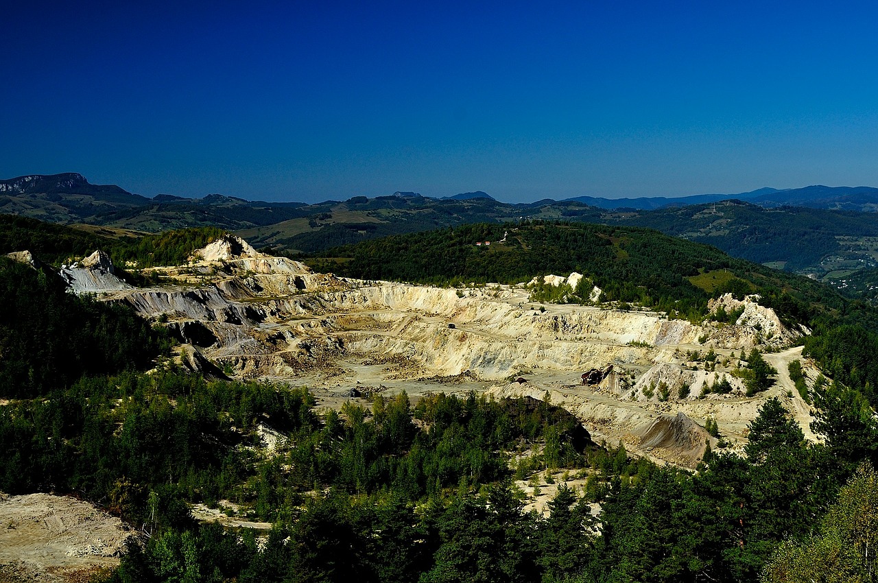 Abandoned gold mine
