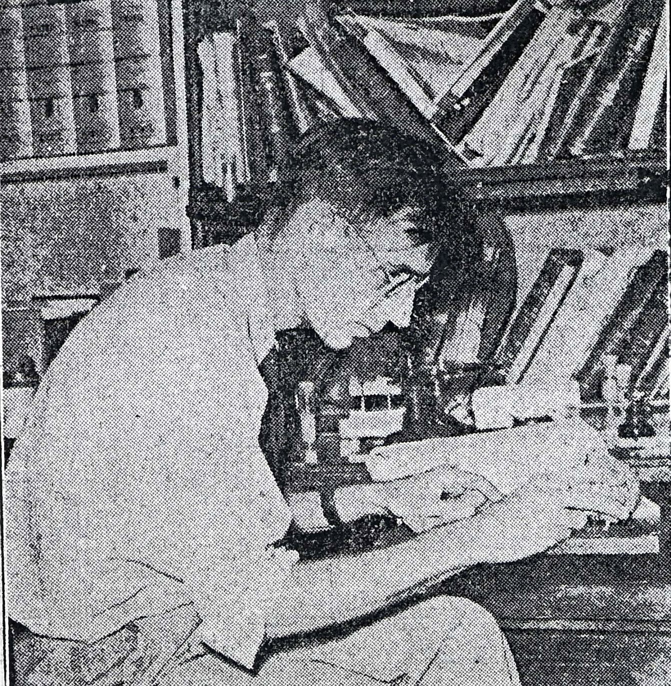 Roberett Lunz in lab working