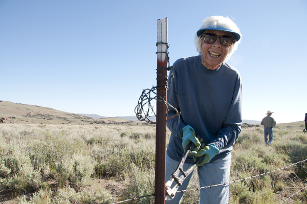 Volunteer Iris, 82 years old