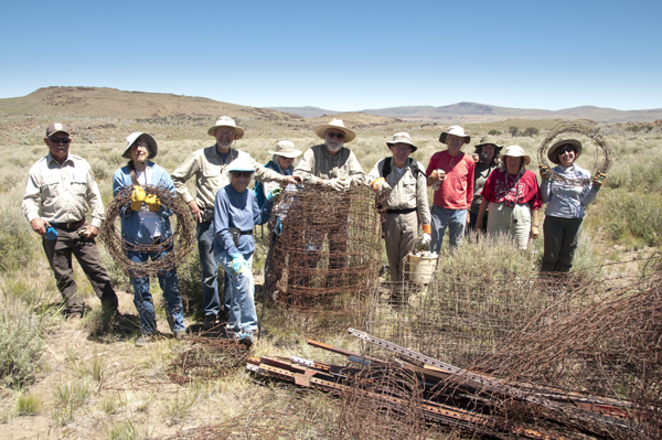 Volunteers on the Sheldon National Wildlife Refuge