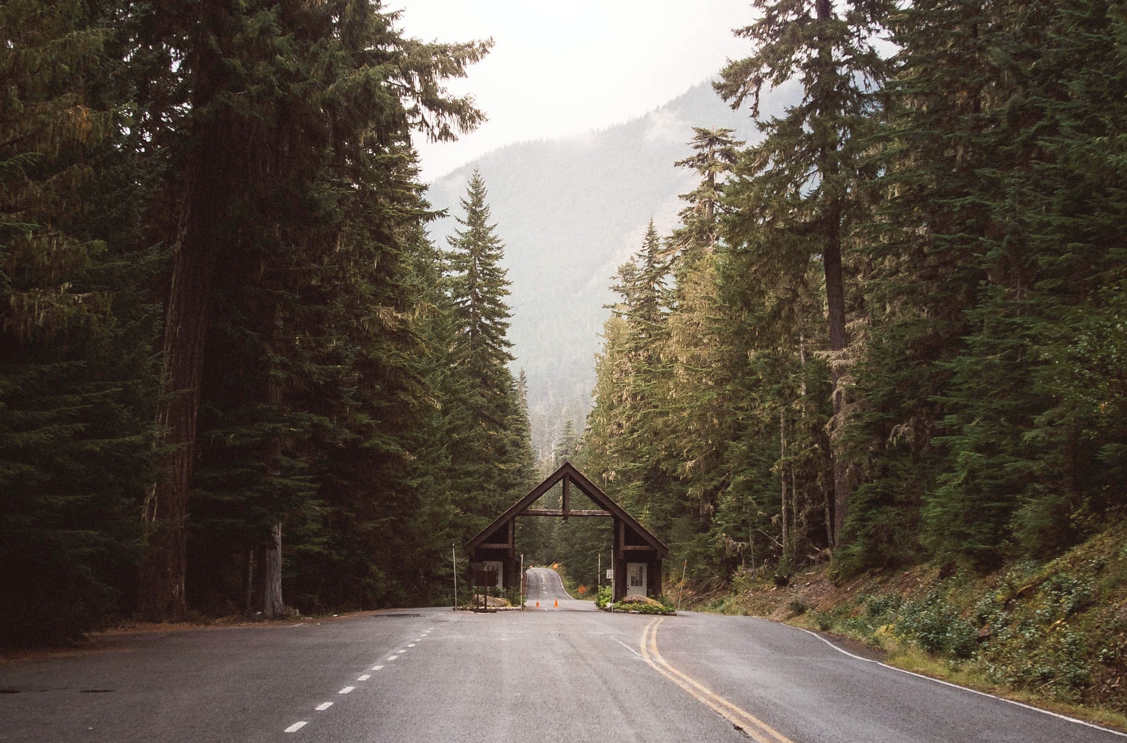 Entrance to Mt. Rainier National Park