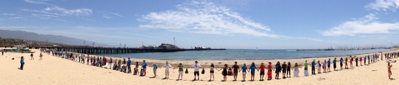 Hand across the sand