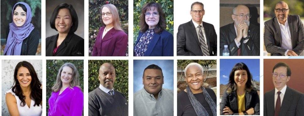 Above are all fourteen of the members of the non-partisan California Citizens Redistricting Commission. It is a diverse group. Credit: Credit California Citizens Redistricting Commission