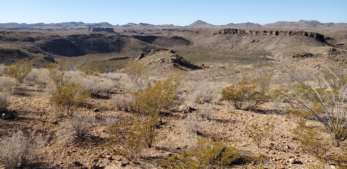 north of Cinco Tinajas